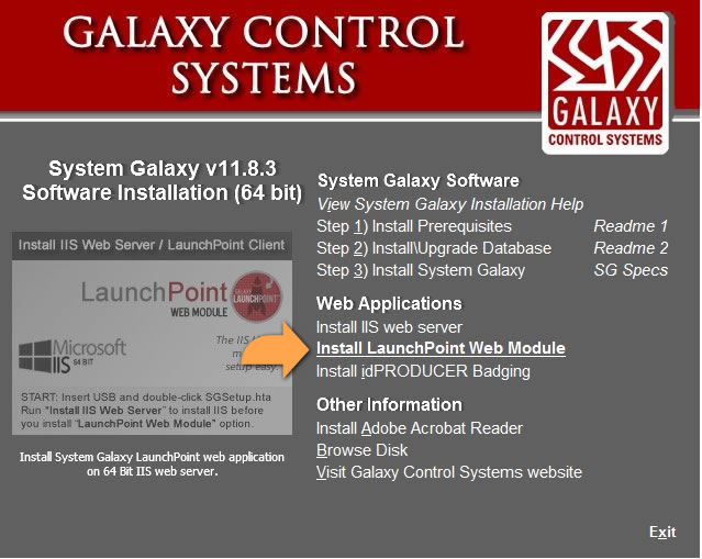 Install LaunchPoint Web Client